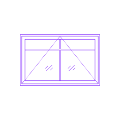 Buildings Awning Windows Cross Grille Vinyl Cutting Svg File, Free Vectors File
